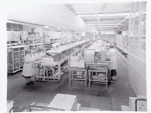 Interiors and exteriors at Rowntree and Co. (Aust.) Pty. Ltd., confectioners, Brunswick, c. 1951