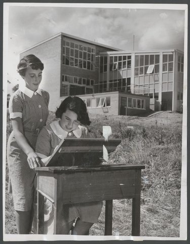First building of the Mount Scopus War Memorial College at Burwood completed, 1954