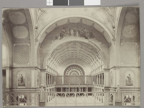 Interior of the Exhibition Building, Carlton, 1879