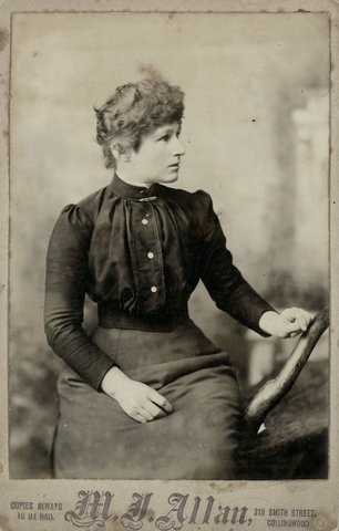 Portrait photographs by Mark Joseph Allan, Collingwood, Vic, 1888–1900