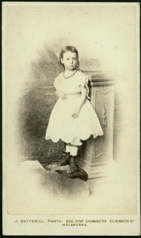 Portrait photographs by John Botterill of Melbourne, Vic, 1870s