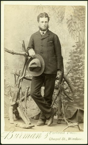 Portrait photographs by Burman's Portrait Palace, Chapel Street, Windsor, Vic, 1880–1900