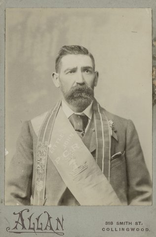 Portrait photographs by Mark Joseph Allan, Collingwood, Vic, 1888–1900