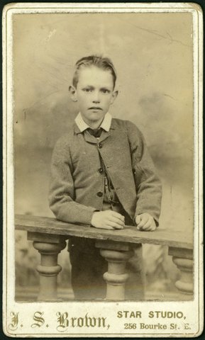 Portrait photographs from Star Studio, Bourke Street, Melbourne, J. S. Brown Proprietor, 1888–91