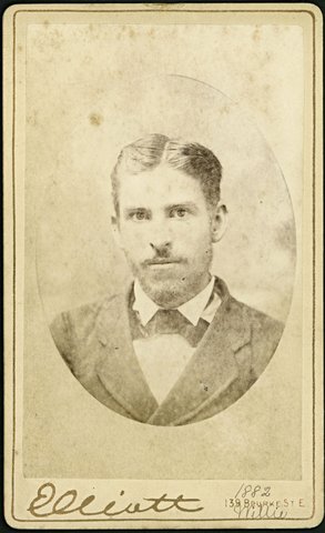 Portrait photographs by Florence Elliott of Bourke Street, Melbourne, Vic, 1881–84