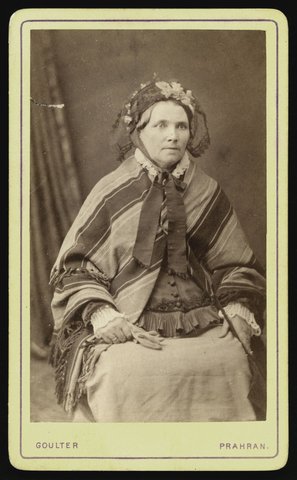 Portrait photographs by E. Goulter of Emerald Hill and Prahran, Vic, 1868–94