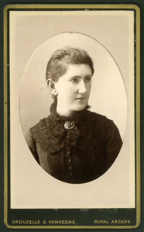 Portrait photographs by Grouzelle & Van Heems, Royal Arcade, Melbourne, Vic, 1884–87