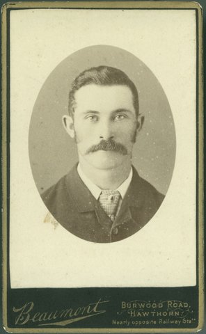 Portraits by photographer Henry Beaumont of Hawthorn, 1886–91