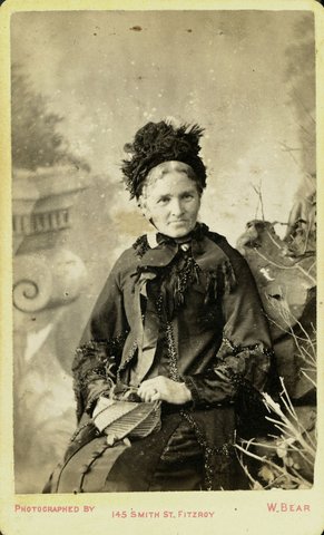Portrait photographs by W. Bear of Smith Street, Fitzroy, Victoria, 1877–82