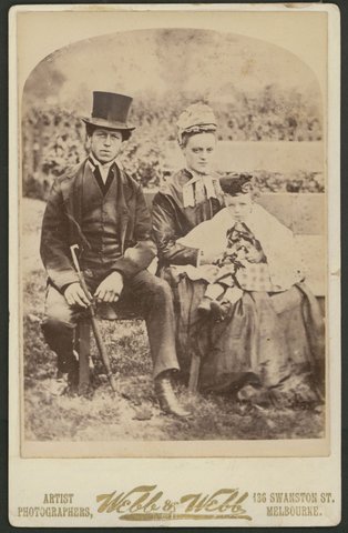 Portrait photographs by Webb & Webb of Melbourne, Vic, 1890–98