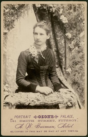 Portrait photographs by Frederick Charles Burman of Smith Street, Fitzroy, Vic, 1891–92