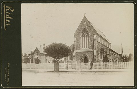 Holy Trinity Church, in Nelson Place, Williamstown, 1860–99