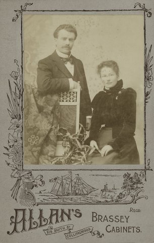 Portrait photographs by Mark Joseph Allan, Collingwood, Vic, 1888–1900