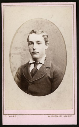 Studio portraits by Hassler, in Melbourne, Victoria, 1875–80