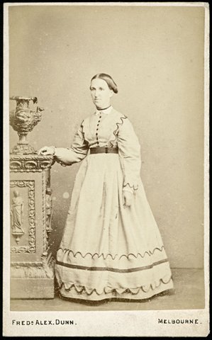 Studio portraits by Frederick Dunn in Melbourne, 1875–76