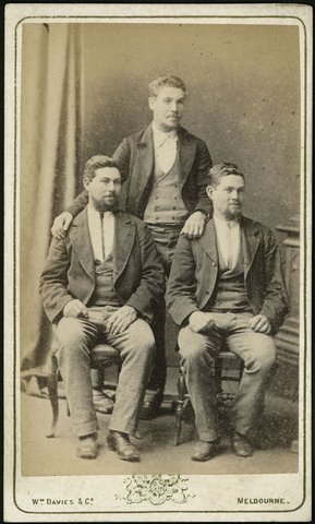 Portrait photographs from the studios of William Davies & Co., Melbourne and St. Kilda, Vic, 1859–82