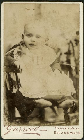 Portrait photographs from Garrood of Sydney Road, Brunswick, Vic, 1888–94