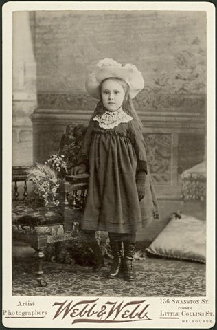 Portrait photographs by Webb & Webb of Melbourne, Vic, 1890–98