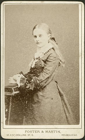 Portrait photographs by Foster & Martin of Collins Street, Melbourne, Vic, 1879–89