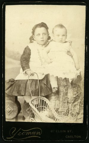 Portrait photographs by John Yeoman & Co., 87 Elgin Street, Carlton and 47 Chapel Street, Prahran, 1884–89