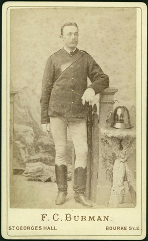 Portrait photographs by F. C. Burman, St George's Hall, Bourke Street, Melbourne, 1878–79
