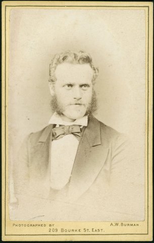 Portrait photographs by Arthur W. Burman, 209 Bourke Street, Melbourne, 1878–88
