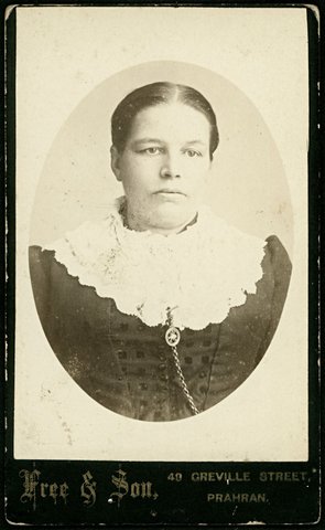 Portrait photographs by Free & Son, Melbourne and Prahran, Vic, 1884–91