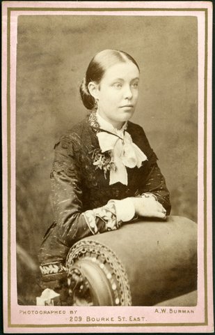 Portrait photographs by Arthur W. Burman, 209 Bourke Street, Melbourne, 1878–88