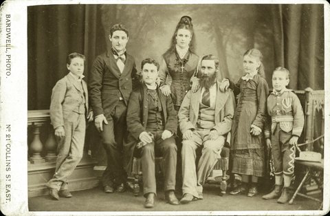 Portrait photographs by William Bardwell, photographer, Collins Street, Melbourne, 1880–90
