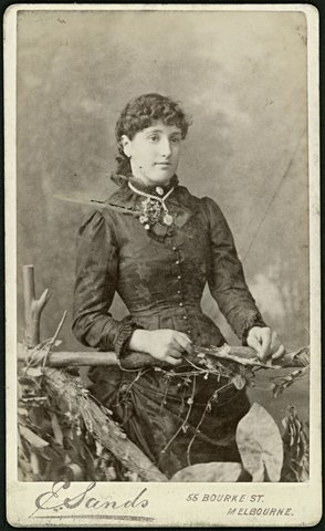 Portrait photographs by Edward Sands of Bourke Street, Melbourne and Williamstown, 1878–1914