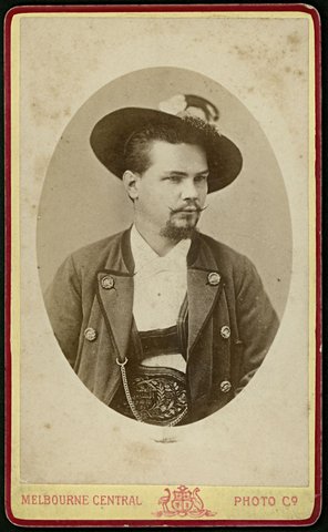 Portrait photographs by Edward Sands of Bourke Street, Melbourne and Williamstown, 1878–1914