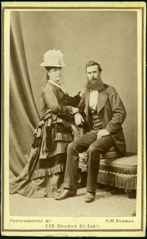 Portrait photographs by Arthur W. Burman, 209 Bourke Street, Melbourne, 1878–88