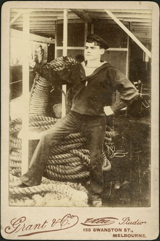 Portrait photographs by Grant & Co., Swanston Street, Melbourne, Vic, 1891–95