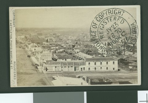 Swanston Street, 1870