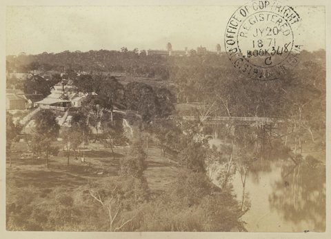 Yarra River, Studley Park, 1871