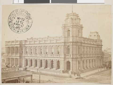 Melbourne General Post Office, 1872