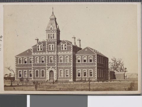 Blind Asylum, St. Kilda Rd, 1870