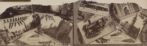 Melbourne views, past and present, 1895