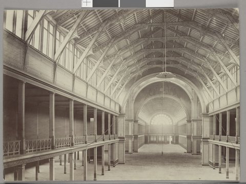 Interior of the Exhibition Building, Carlton, 1879