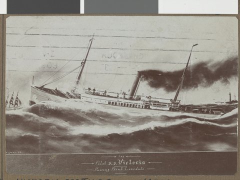VICTORIA. : 333 Tons. Built at Melbourne. 1900. Pilot steamer. Port Phillip, 1900–46