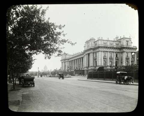 Parliament House [looking up Spring St.], 1900–25