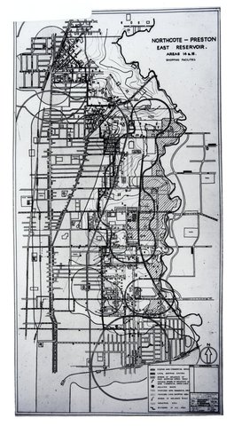 "Northcote, Preston, East Reservoir, areas 14 & 15 Vic.", 1920–30