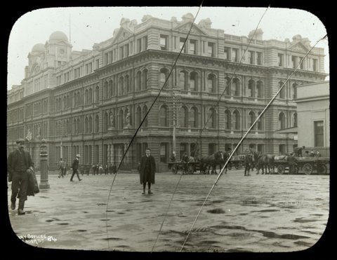 Railway offices, Melbourne, 1890–1910