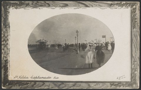 St. Kilda Esplanade. Vic, c. 1908