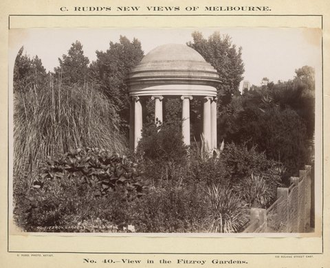 Fitzroy Gardens [East Melbourne], 1886–87