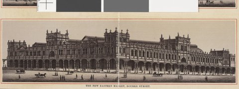 The New Eastern Market, Bourke Street [Melbourne], c. 1880