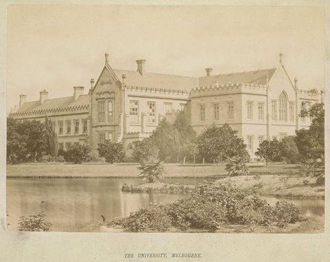 The University, Melbourne, 1877
