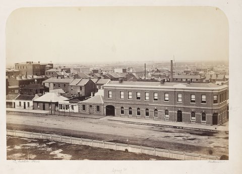 Spring St. Melbourne, c. 1861