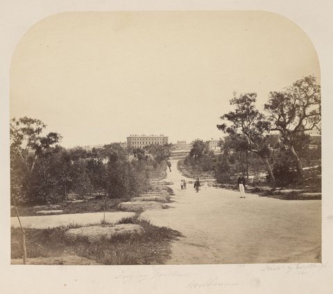 Fitzroy Gardens Melbourne, c. 1861