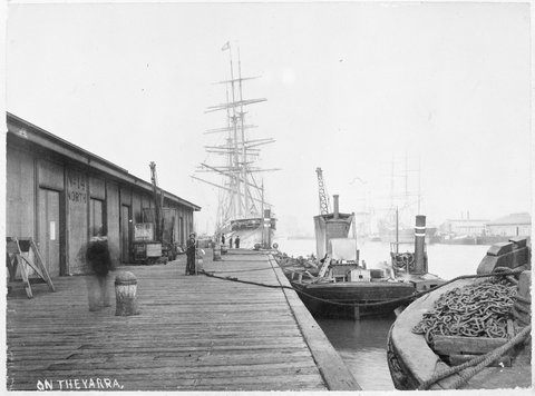 [North Wharf, No. 14, Melbourne], c. 1890